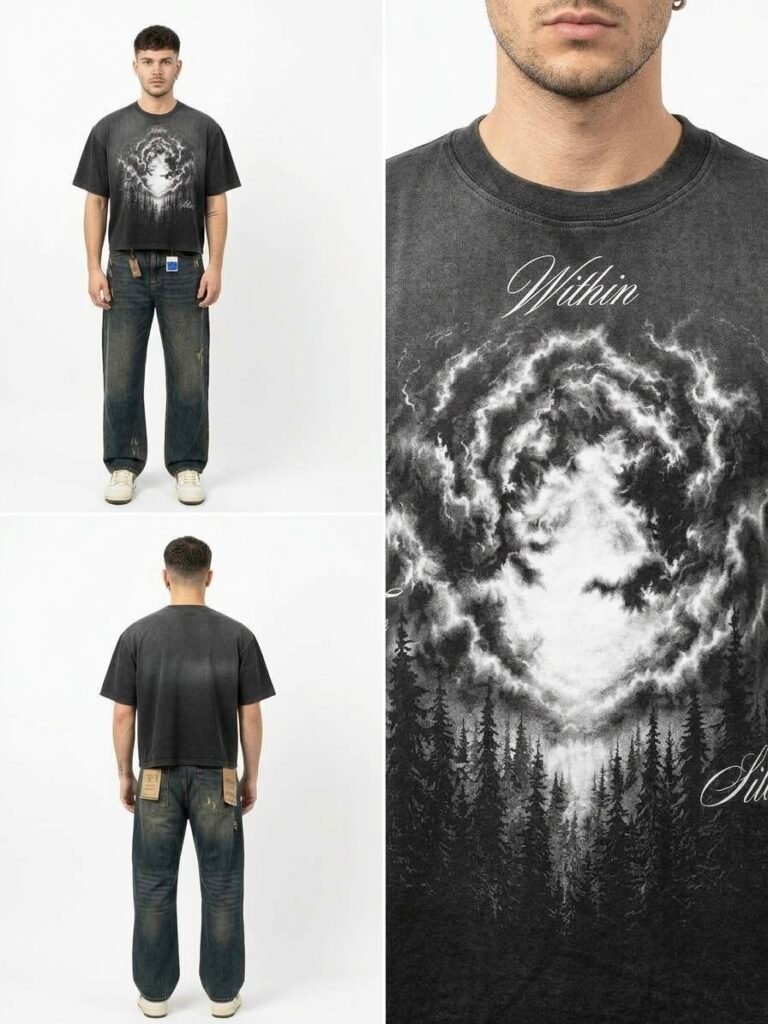 "Within The Silence" Vintage Wash Graphic T-Shirt